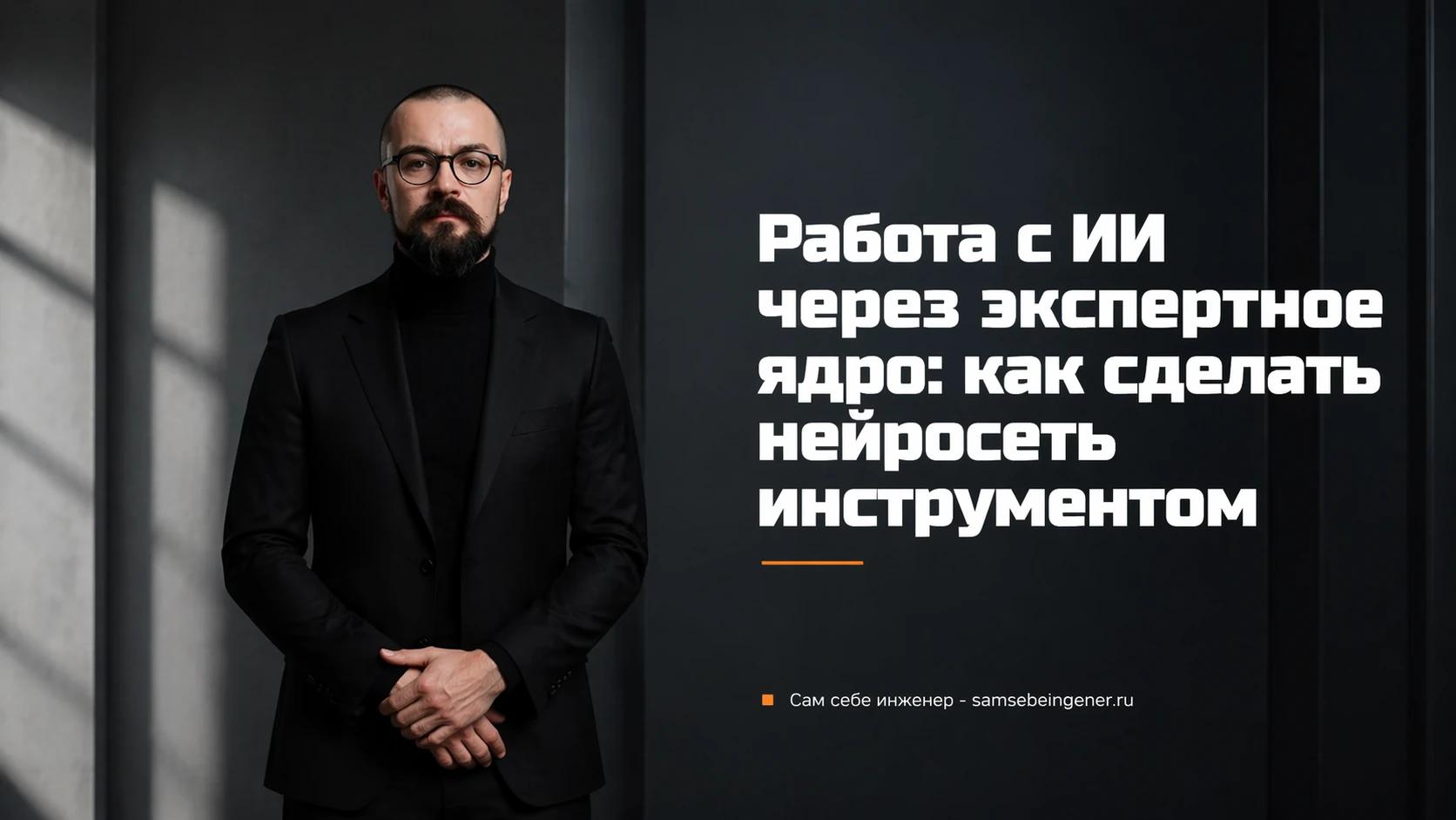 Работа с ИИ через экспертное ядро: как сделать нейросеть инструментом