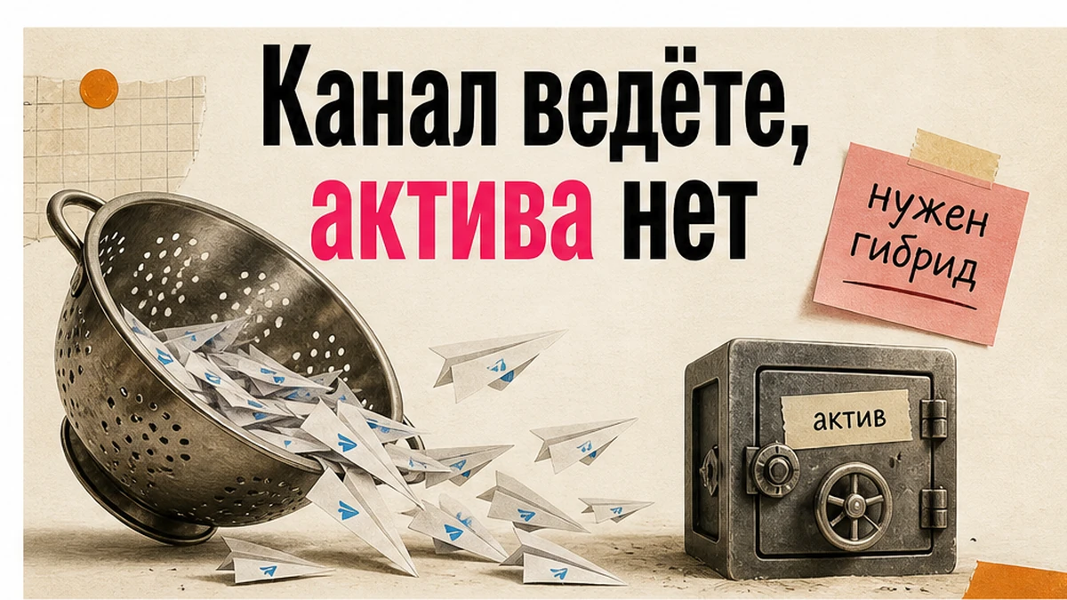 Эксперт путает ведение Telegram со строительством контент-актива, Никита Куликов, личный бренд, сам себе инженер