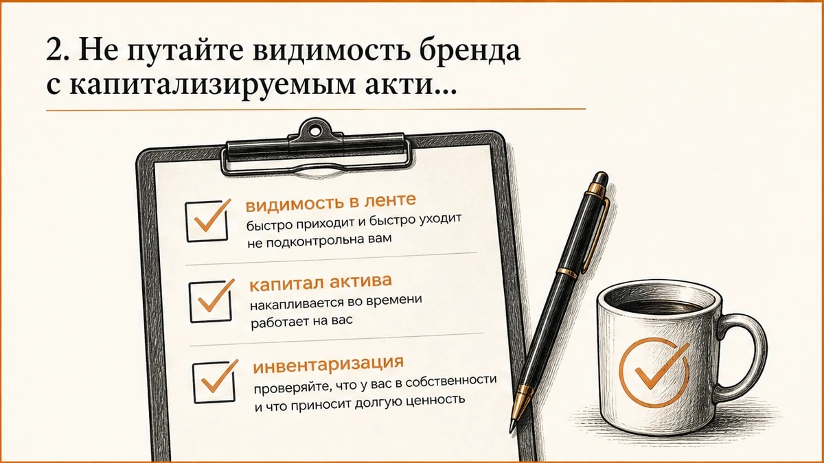Чеклист: от видимости в ленте к капитализируемому активу на своём домене