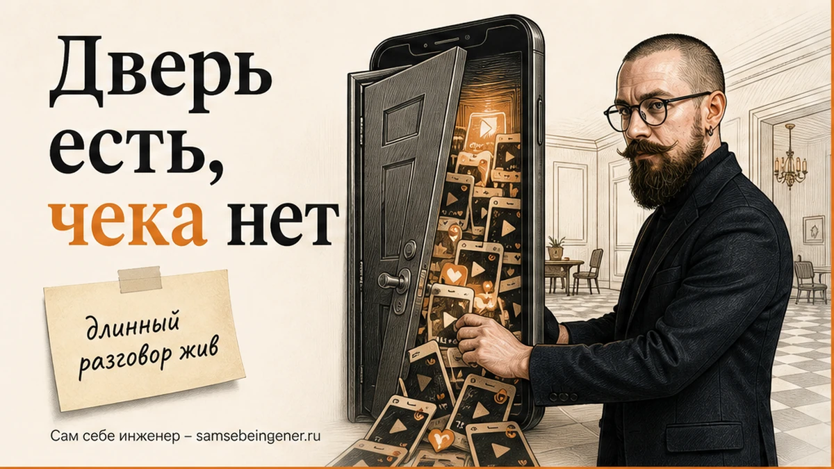 Короткий контент — дверь, длинный разговор — комната эксперта, Никита Куликов, личный бренд, сам себе инженер