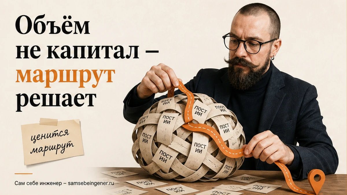 Объём постов эксперта перестал быть капиталом — ценится маршрут, Никита Куликов, личный бренд, сам себе инженер