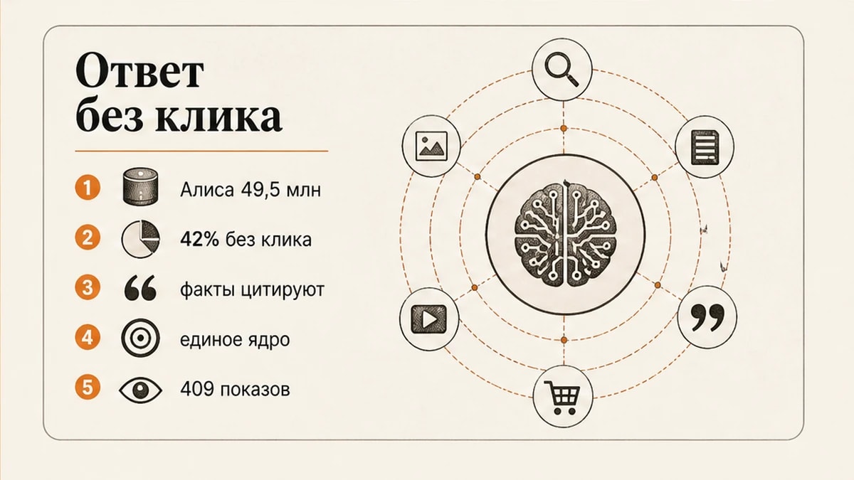 Поисковые нейросети отвечают без клика и цитируют проверяемые факты эксперта