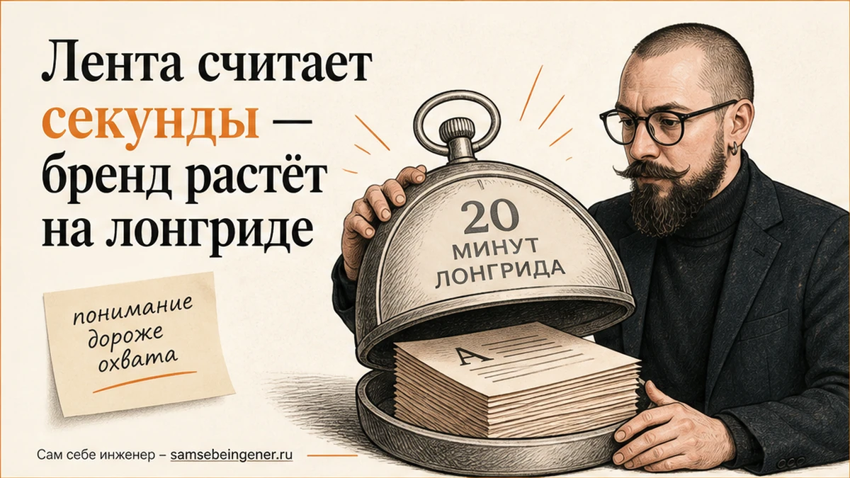 Личный бренд снова растёт на лонгриде, лента считает лишь секунды, Никита Куликов, личный бренд, сам себе инженер