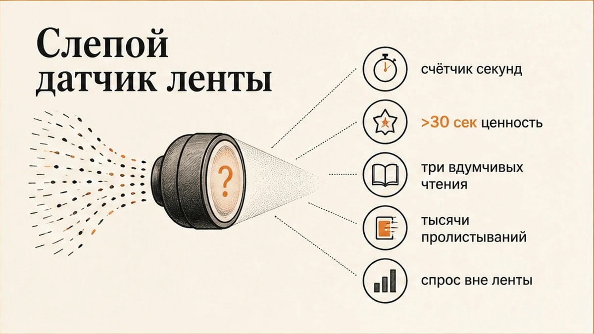 Почему счётчик ленты не замечает возвращение длинного формата и глубокого спроса