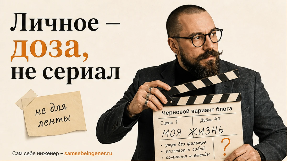 Личное в блоге эксперта — доза, не декорация для ленты, Никита Куликов, личный бренд, сам себе инженер